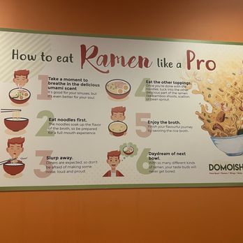 Domoishi - Never knew you were supposed to eat the noodles before the protein! I feel like I would be too full to finish the good stuff! - Asian Fusion Near Me - Glen Allen, Virginia
