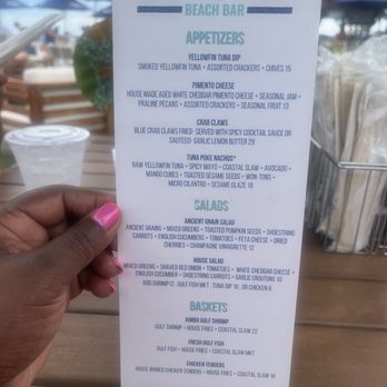 Coastal Orange Beach - Menu - Seafood Near Me - Orange Beach, Alabama