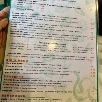 The Dive Oyster Bar - Menu - Southern Near Me - Irvine, California The Dive Oyster Bar - Menu - Southern Near Me - Irvine, California