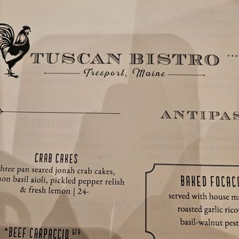 Tuscan Brick Oven Bistro - Part of the menu - Italian Near Me - Freeport, Maine Tuscan Brick Oven Bistro - Part of the menu - Italian Near Me - Freeport, Maine