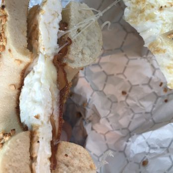 Providence Bagel - Garlic bagel,bacon, provolone cheese :) - Bagels Near Me - North Providence, Rhode Island Providence Bagel - Garlic bagel,bacon, provolone cheese :) - Bagels Near Me - North Providence, Rhode Island
