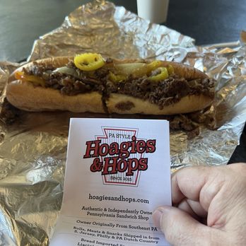 Hoagies & Hops - Actual sandwich. 10+ like I remember it in Philly! - Delis Near Me - Indianapolis, Indiana Hoagies & Hops - Actual sandwich. 10+ like I remember it in Philly! - Delis Near Me - Indianapolis, Indiana