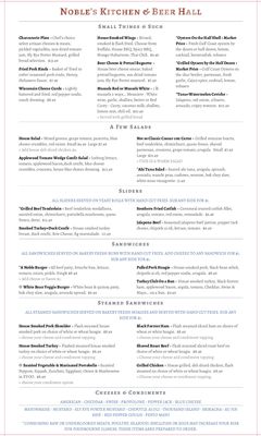 Menu photo 8 Noble's Kitchen & Beer Hall Nashville, TN Menu photo 8 Noble's Kitchen & Beer Hall Nashville, TN