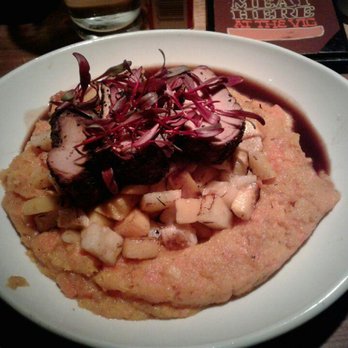 The Vig Fillmore - Small portion of overcooked pork tenderloin, tons of mashed butternut squash - New American Near Me - Phoenix, Arizona
