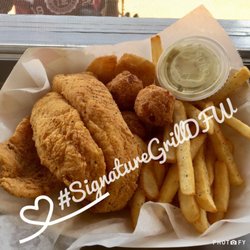 Signature Grill Food Truck - "Willie's Famous Catfish"!!! Said to be THE BEST fish dinner tasted in years! Perfectly seasoned, crispy, and meaty!!!