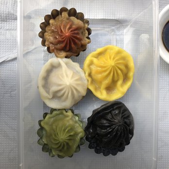 Dragon Beaux - Disappointingly cold XLB - probably didn't help that it was in plasticware rather than a bamboo steamer - Dim Sum Near Me - San Francisco, California