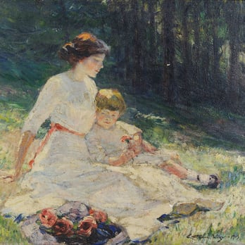 Case Antiques Auctions & Appraisals - Anna Catherine Wiley (TN, 1879-1958) Impressionist oil 28 1/2″ x 32 3/4″ Sold for $107,880. - Auction Houses Near Me - Knoxville, Tennessee Case Antiques Auctions & Appraisals - Anna Catherine Wiley (TN, 1879-1958) Impressionist oil 28 1/2″ x 32 3/4″ Sold for $107,880. - Auction Houses Near Me - Knoxville, Tennessee