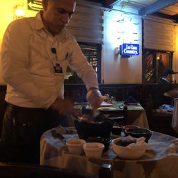 Table side salsa! Table side salsa!