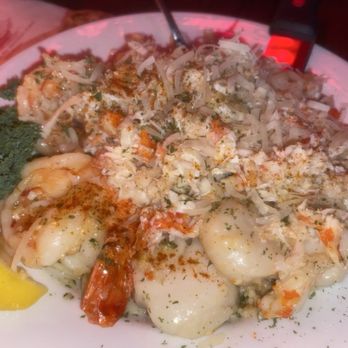 Captain Jack's - Shrimp and Scallops Linguine - Seafood Near Me - Sunset Beach, California Captain Jack's - Shrimp and Scallops Linguine - Seafood Near Me - Sunset Beach, California