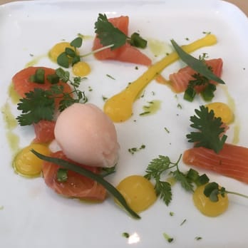 Perry St - Salmon Appetizer - New American Near Me - New York, New York Perry St - Salmon Appetizer - New American Near Me - New York, New York