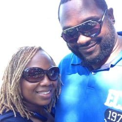 Halifax Oyster Festival - Me and my hubby enjoying the festival "selfie"