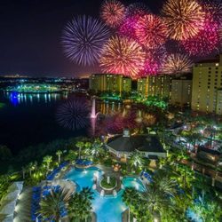 KPR Vacations - Fireworks over Wyndham Bonnet Creek. Orlando, FL
