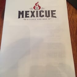 Mexicue - Midtown - Menu