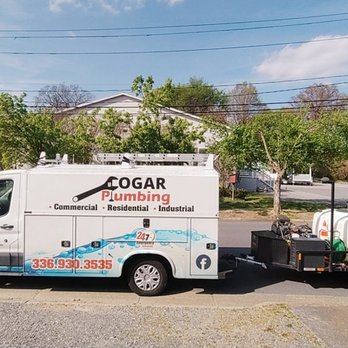 Cogar Plumbing - We have a hydro-jetter for tough clogs and roots. - Plumbing Near Me - Winston-Salem, North Carolina