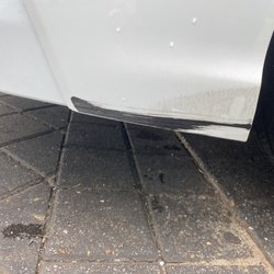 Bebo's Express # 2 - All the way down to the black part of bumper. The other pictures are of areas that the vehicle could've been damaged in.