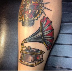 Authentic Tattoo Company - Phonograph by Richard Kirby.