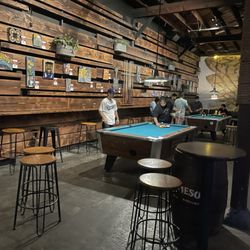 Boomtown Brewery - Inside pool table