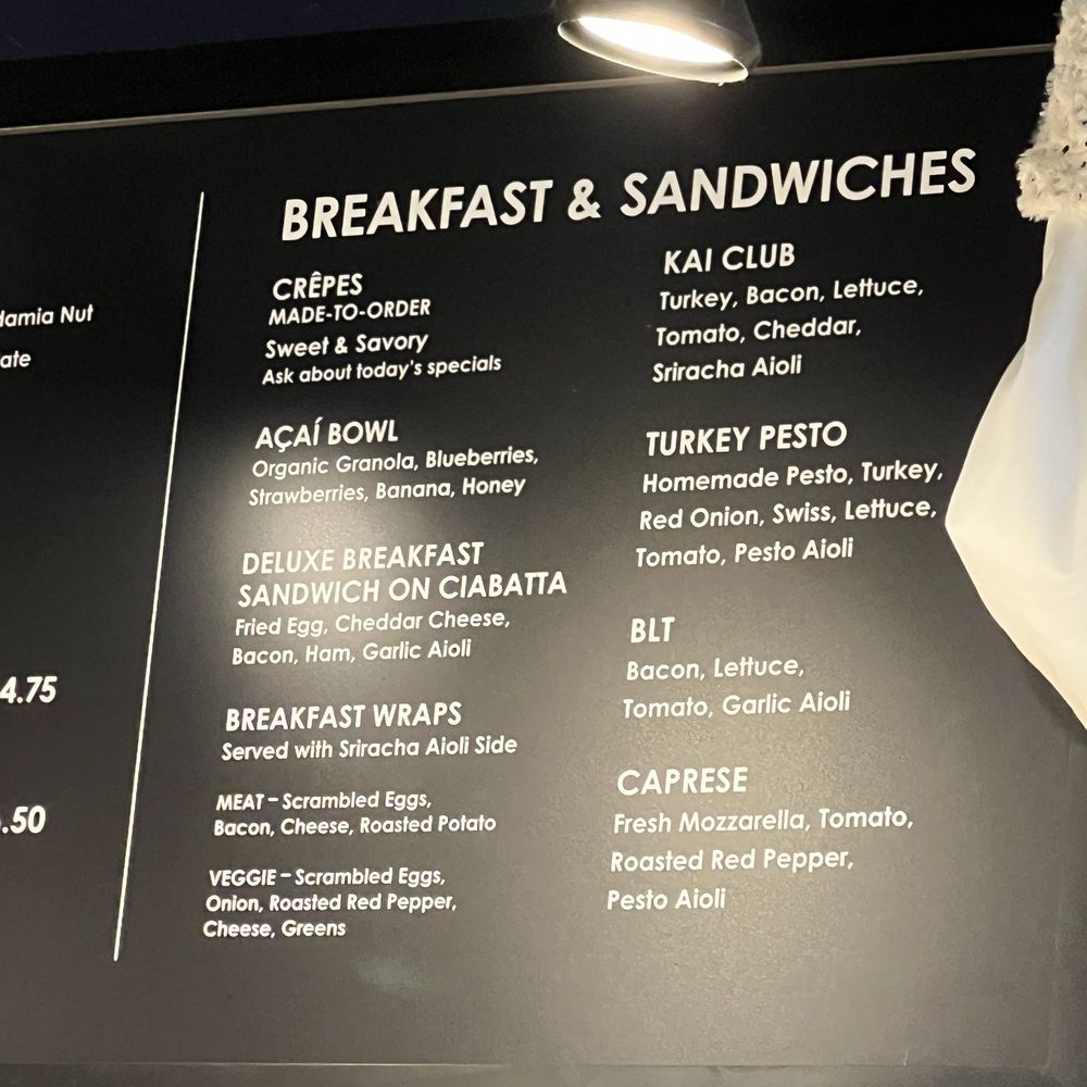 Kai Coffee - Creperies Near Me - Honolulu, Hawaii