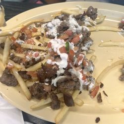 Mariscos El Chango - Papas con asada