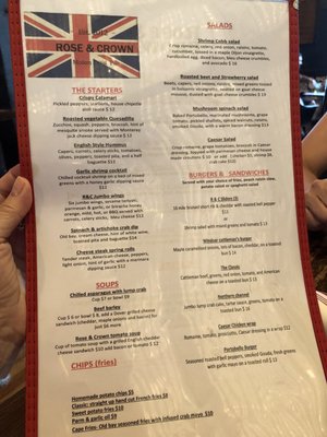 Menu photo 3 Rose & Crown Lewes, DE