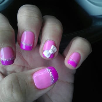 Holly Nails Spa - Gel manicure with nail art and 3D art. Done by Maggie - Nail Salons Near Me - Temple City, California