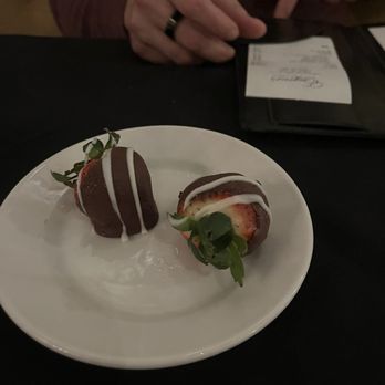 Eugene’s Gulf Coast Cuisine - Chocolate covered strawberries - Steakhouses Near Me - Houston, Texas Eugene’s Gulf Coast Cuisine - Chocolate covered strawberries - Steakhouses Near Me - Houston, Texas