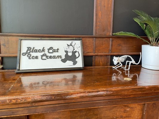 Black Cat Ice Cream by null