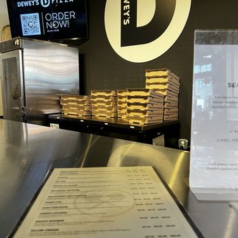 Braxton Brewing Company - Pizza menu and counter pick up area - Breweries Near Me - Covington, Kentucky