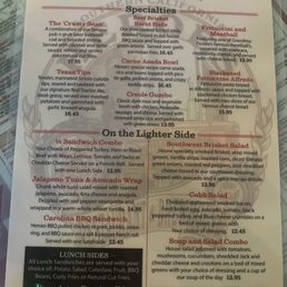 Lunch specials Monday through Friday 11am - 3pm