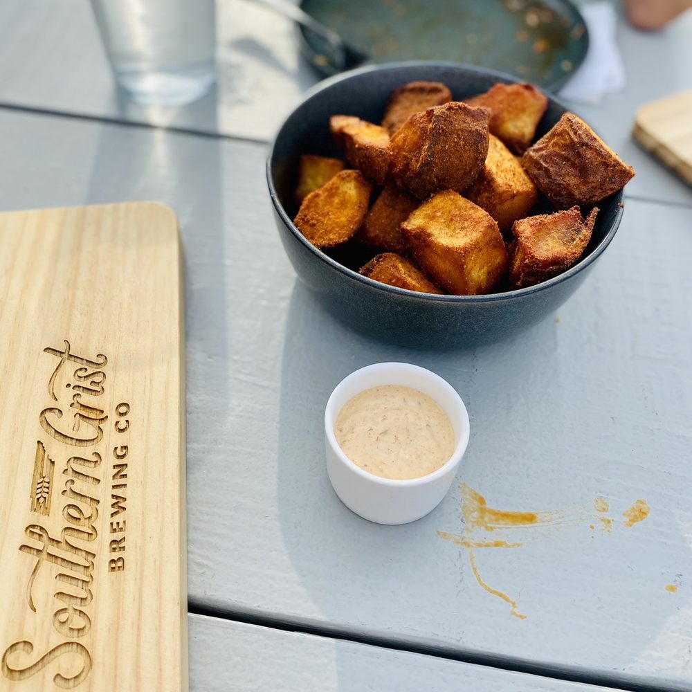 Lauter - Crispy vinegar potatoes - New American Near Me - Nashville, Tennessee Lauter - Crispy vinegar potatoes - New American Near Me - Nashville, Tennessee