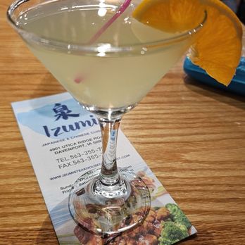 Izumi Steakhouse - Drink - Forbidden Fruit Martini. - Chinese Near Me - Davenport, Iowa