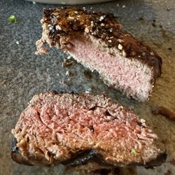 Kelseys Original Roadhouse - 10oz Sirloin Steak ordered as MEDIUM RARE!