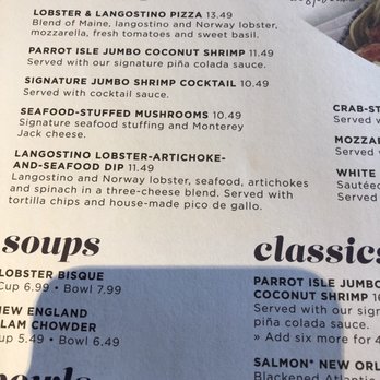 Red Lobster - Menu - Seafood Near Me - Chesterfield, Missouri