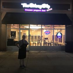 The Skinny Dip Frozen Yogurt Bar - Night skinny dipping