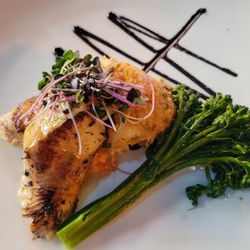 Fins Bistro - Miso black cod with kimchi rice