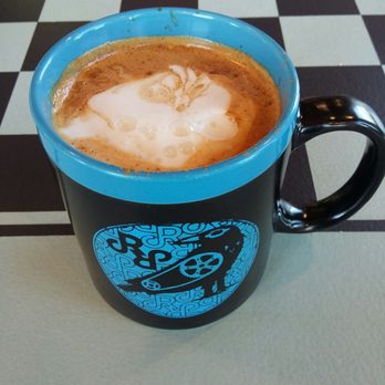 Red Raven - "The Hippie"-- roobis tea, cinnamon and honey. I added a shot of espresso and had it made with soy milk and it was great! - Coffee & Tea Near Me - Crosby, Minnesota Red Raven - "The Hippie"-- roobis tea, cinnamon and honey. I added a shot of espresso and had it made with soy milk and it was great! - Coffee & Tea Near Me - Crosby, Minnesota