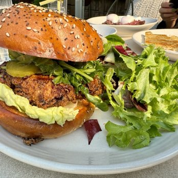 Videre - Fried chicken sandwich ! So tasty! - Bars Near Me - Los Angeles, California