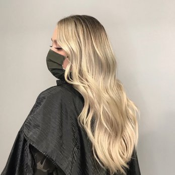 Lush Salon - Balayage with money piece and 22" extensions - Hair Extensions Near Me - Danville , California Lush Salon - Balayage with money piece and 22" extensions - Hair Extensions Near Me - Danville , California