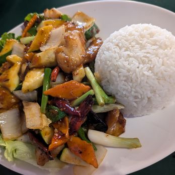 Wok-In - Fish in garlic sauce - meh - Chinese Near Me - Costa Mesa, California Wok-In - Fish in garlic sauce - meh - Chinese Near Me - Costa Mesa, California
