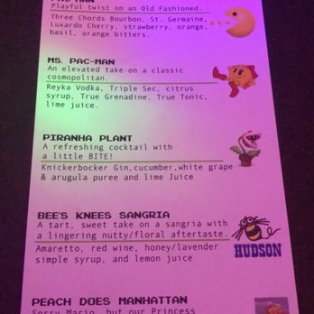 1 Up Arcade Bar - Drink menu - July 2019 - Cocktail Bars Near Me - Farmington, Michigan 1 Up Arcade Bar - Drink menu - July 2019 - Cocktail Bars Near Me - Farmington, Michigan