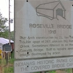 Roseville Covered Bridge - Bridge information
