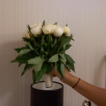 The Station Florist - bridal bouquet after being in water for 2 hours, and at room temp. never opened - Florists Near Me - Bedford Hills, New York