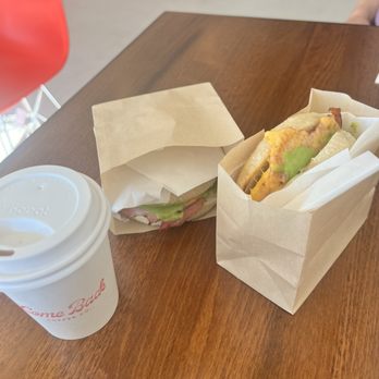 Come Back Coffee - Olympia provisions ham breakfast sandwiches - Oct 2025 - Coffee & Tea Near Me - La Mesa, California