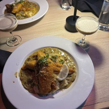 Bungalow10 - Brunch catfish and grits - Empanadas Near Me - Nashville, Tennessee