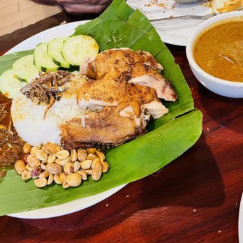 Uncle Chin's Kitchen - Malaysian Nasi Lemak (with Roasted Hainanese Chicken) - Malaysian Near Me - Katy, Texas Uncle Chin's Kitchen - Malaysian Nasi Lemak (with Roasted Hainanese Chicken) - Malaysian Near Me - Katy, Texas