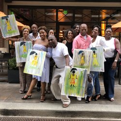 Art Worthy - Singing in the rain party partnered with Cru