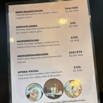 Glam Look Threading Salon and Spa - Facial menu & prices, p. 2/2 - Waxing Near Me - Grand Prairie, Texas Glam Look Threading Salon and Spa - Facial menu & prices, p. 2/2 - Waxing Near Me - Grand Prairie, Texas