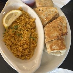 Olive's Pitaria - Schwarma Wrap  Side of Rice