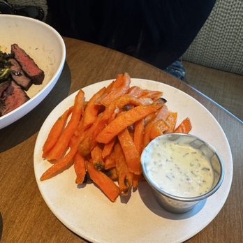 Flower Child - Roasted Sweet Potato Fries - Salad Near Me - Henderson, Nevada Flower Child - Roasted Sweet Potato Fries - Salad Near Me - Henderson, Nevada