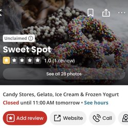 Sweet Spot Gelato, Candy & Soda Pop Shop